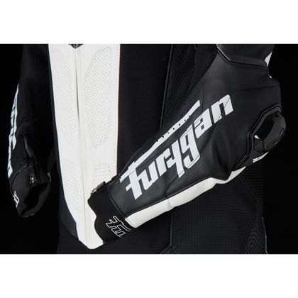 Combinaison Furygan OVERTAKE - Noir / Blanc