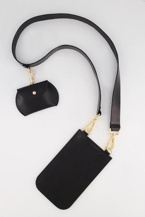 Handytasche, Riemen abnehmbar, Leder