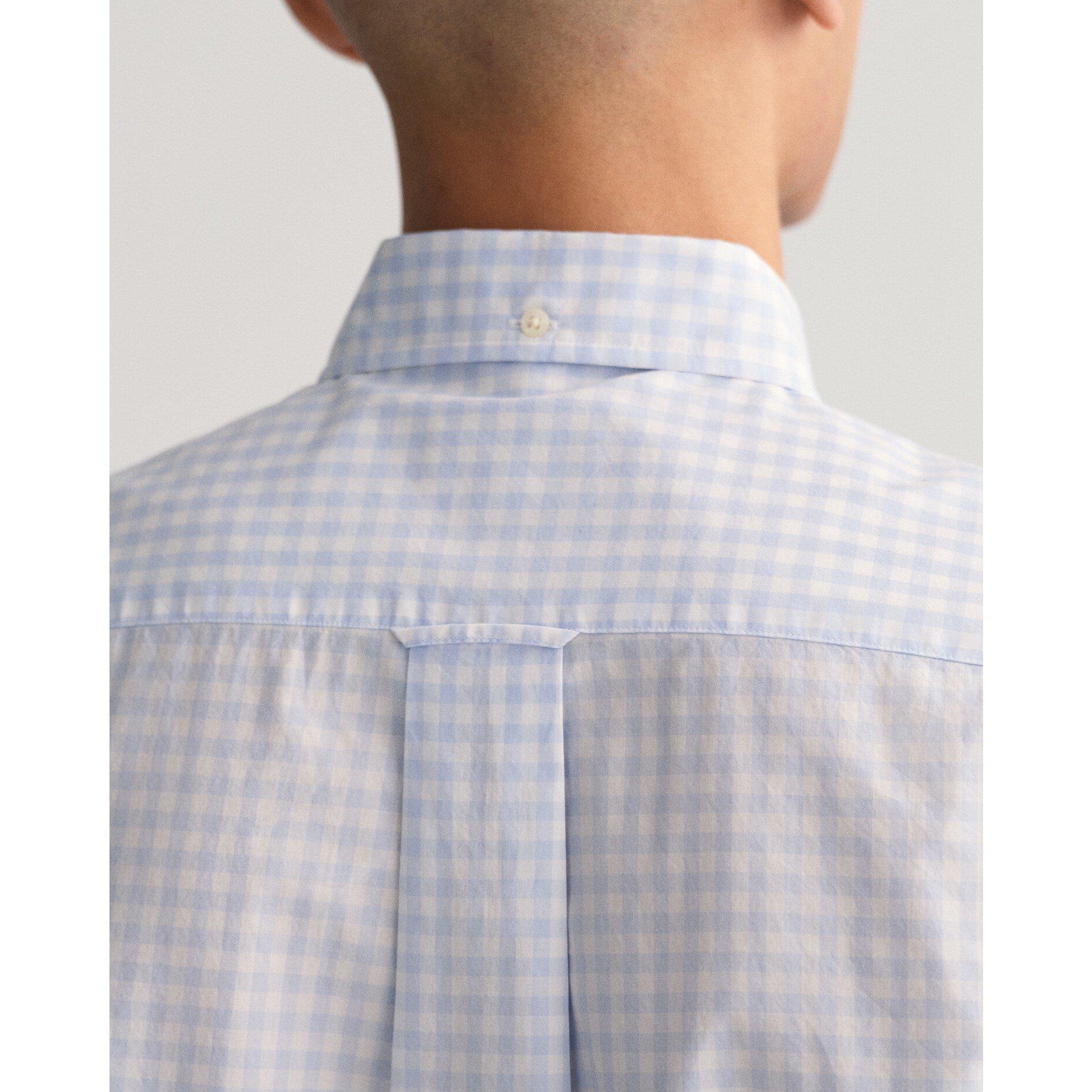 Gant Regular Fit Gingham Poplin Shirt