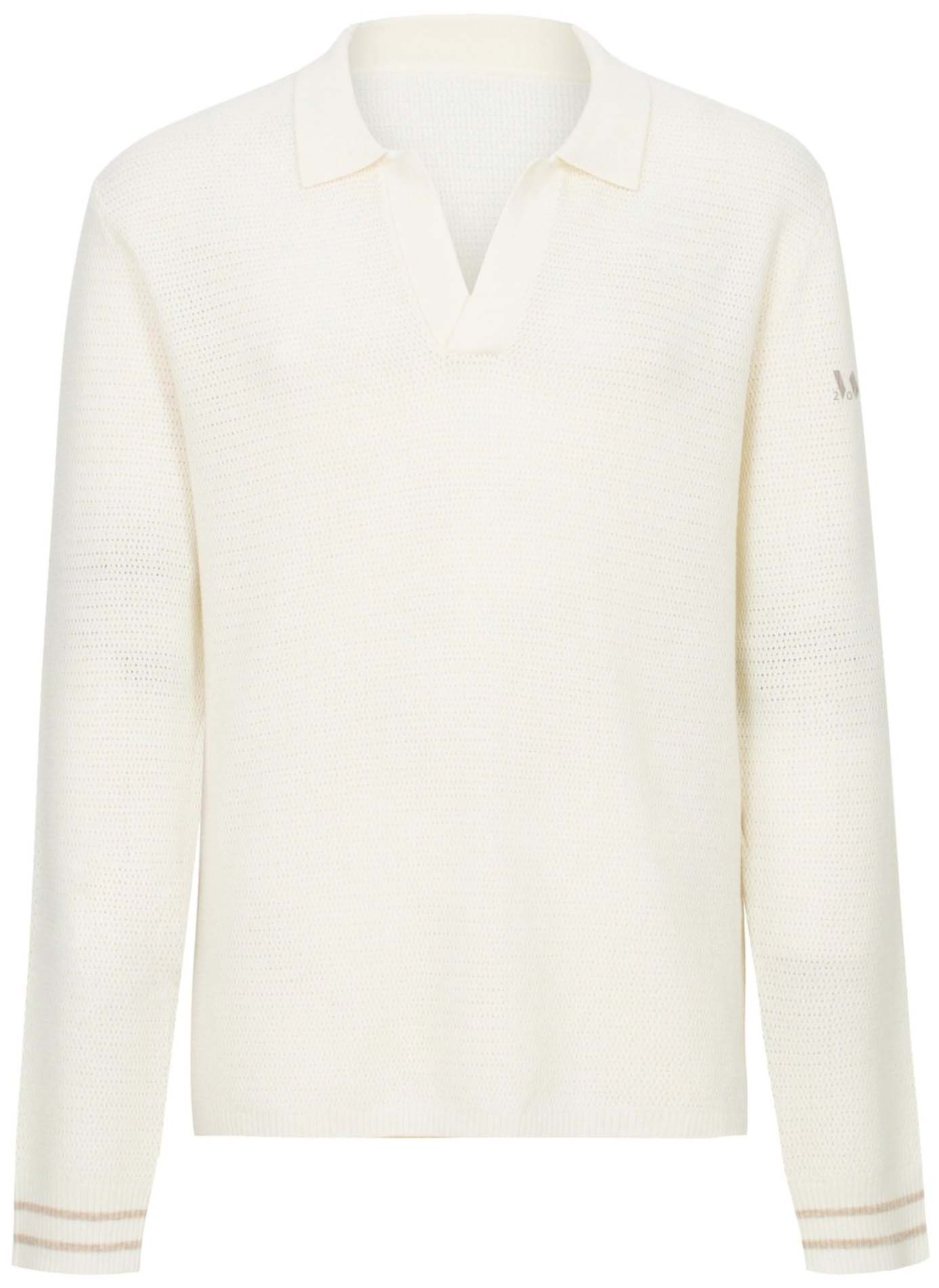 Sandø Knitted Top Herre Snow White