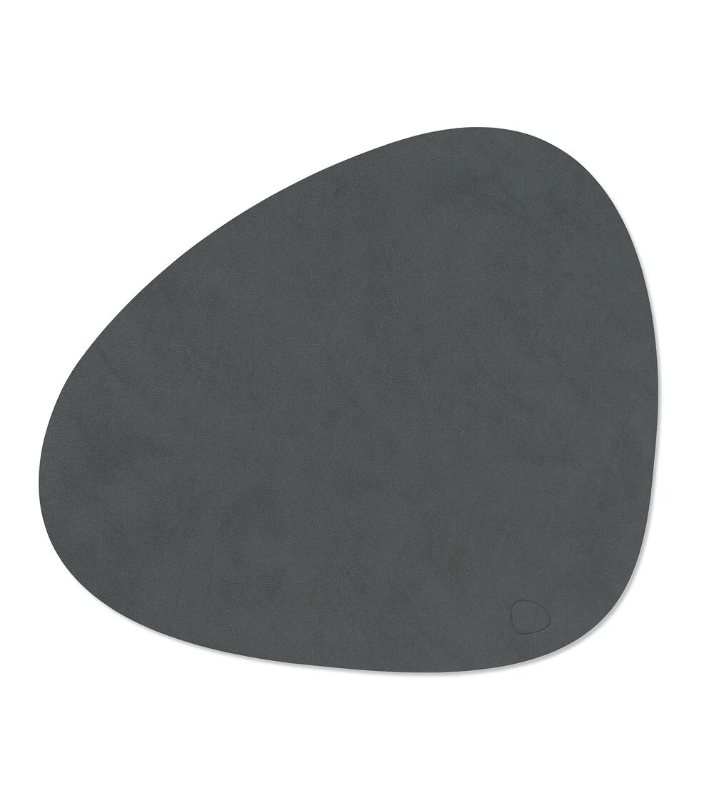 LIND DNA  Nupo curve, dækkeserviet - anthracite