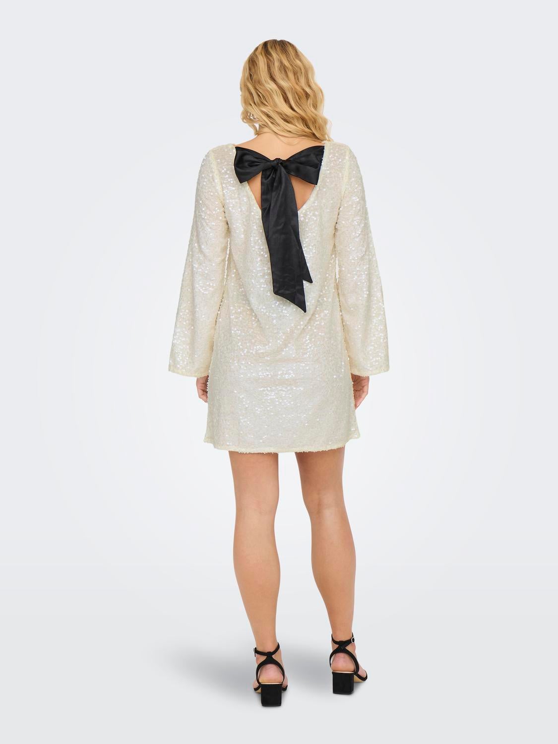 JDYSARA Kurzes Kleid Cloud Dancer