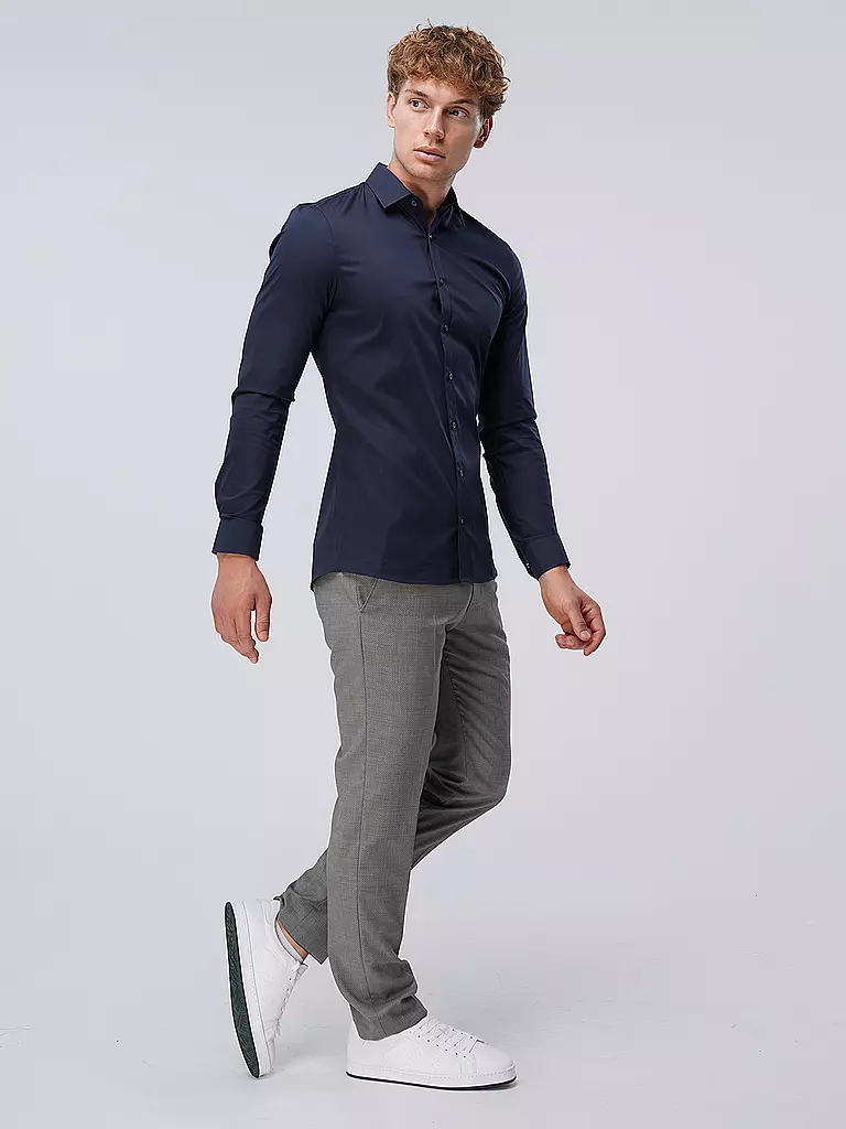 OLYMP NO.6 Business Hemd Super Slim blau