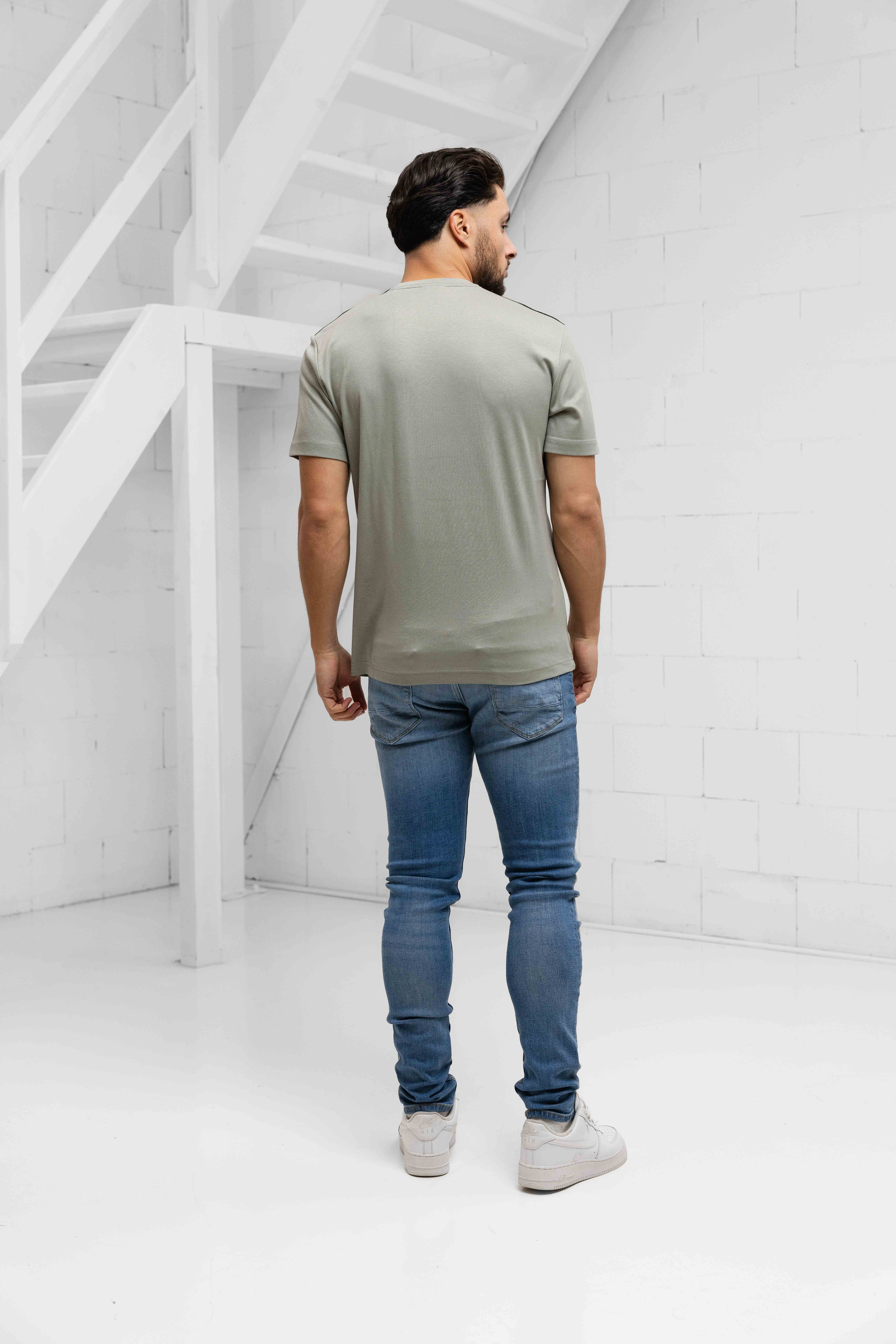 EA7 Emporio Armani 7M000299 T-Shirt Heren Lichtgroen