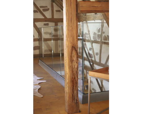 Rubberen afdichting voor Pertura Pontos glazen balustrades (binnen)