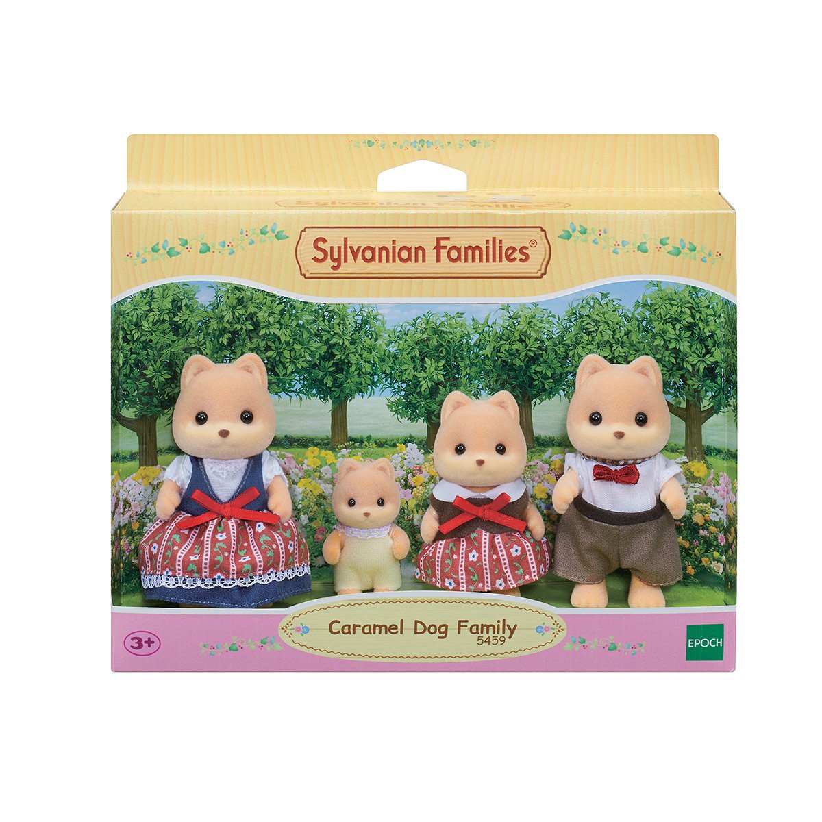 La famille chien caramel - Sylvanian Families 5459
