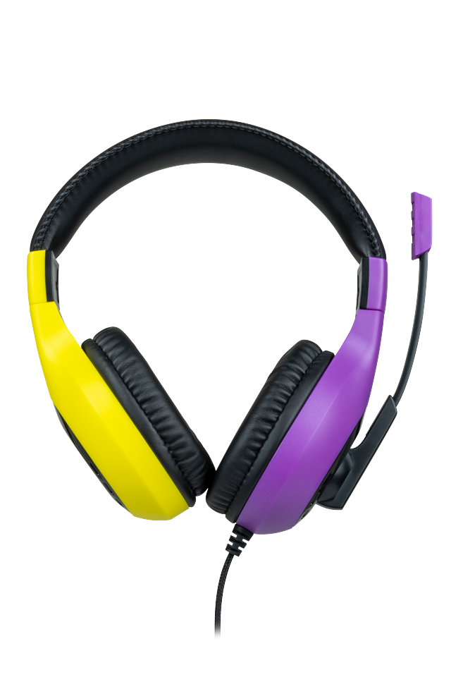 BigBen Interactive Stereo Gaming Headset V1 - Purple + Yellow (Switch)