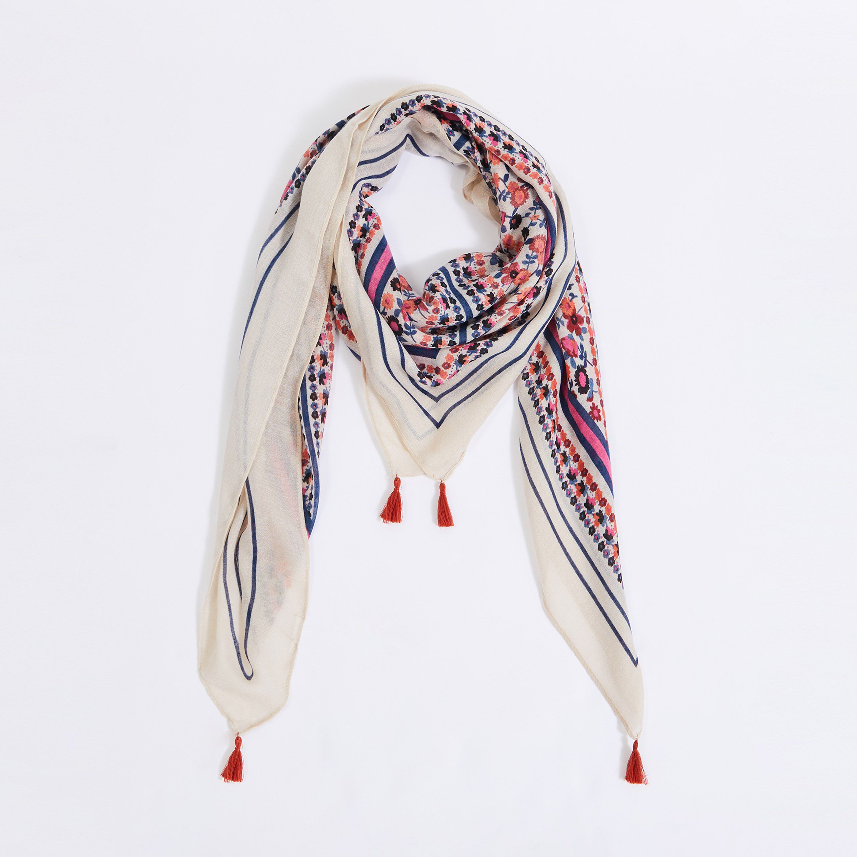 Etole imprimée femme - BEIGE