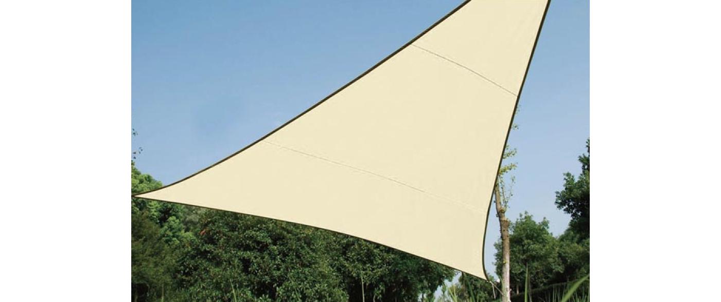 Sonnensegel 500 cm, DreieckDreieck 5 x 5 x 5 m, champagne