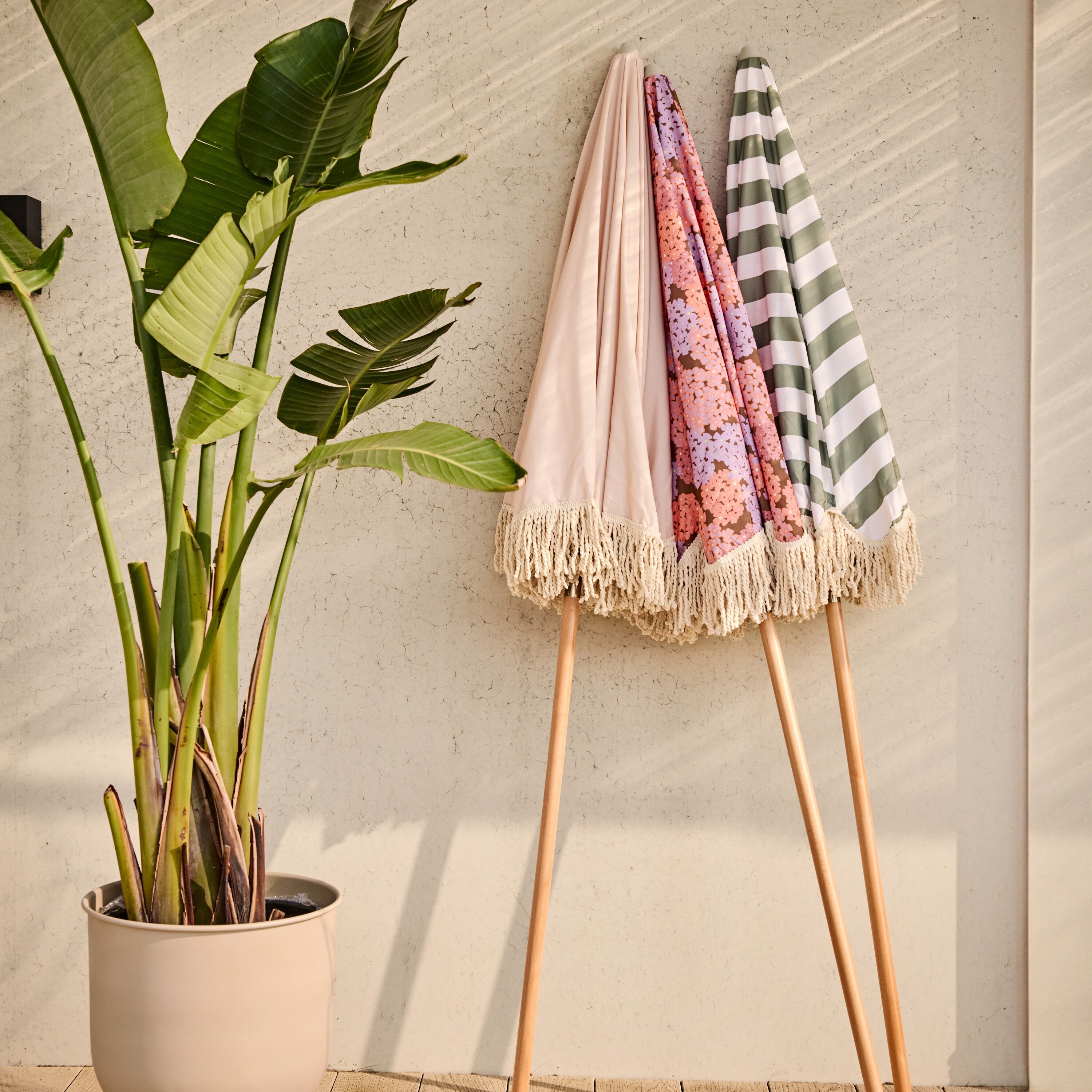 by fonQ Breez Parasol Ã 200 cm - Striped Sage