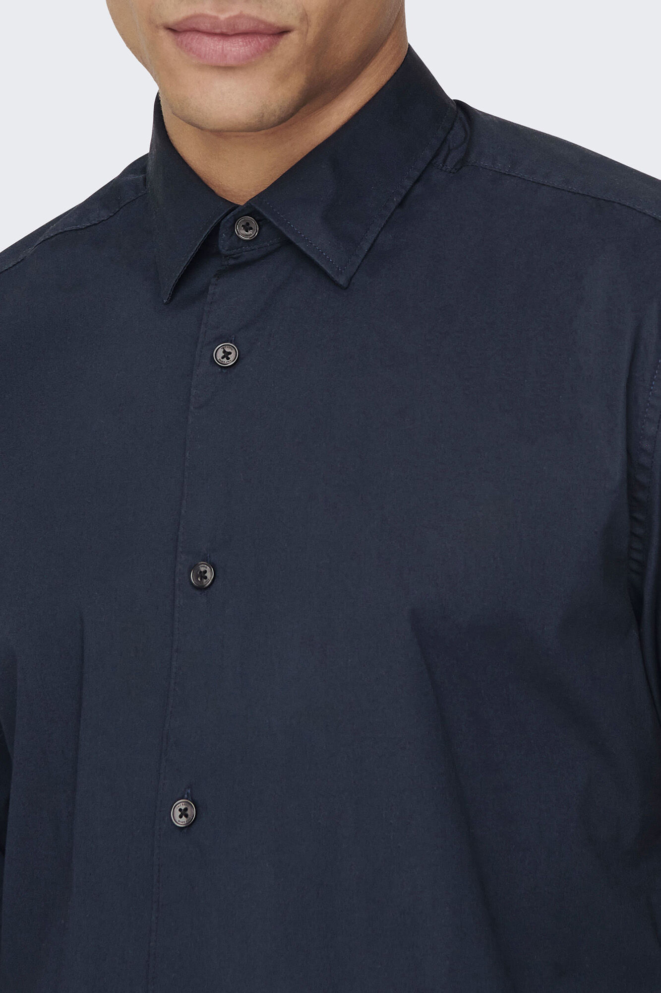 Camisa Oxford de manga comprida