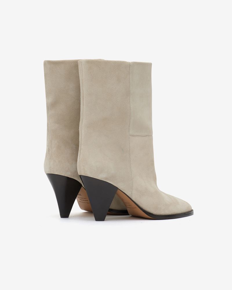 BOTTINES EN CUIR VEAU VELOURS ROUXA