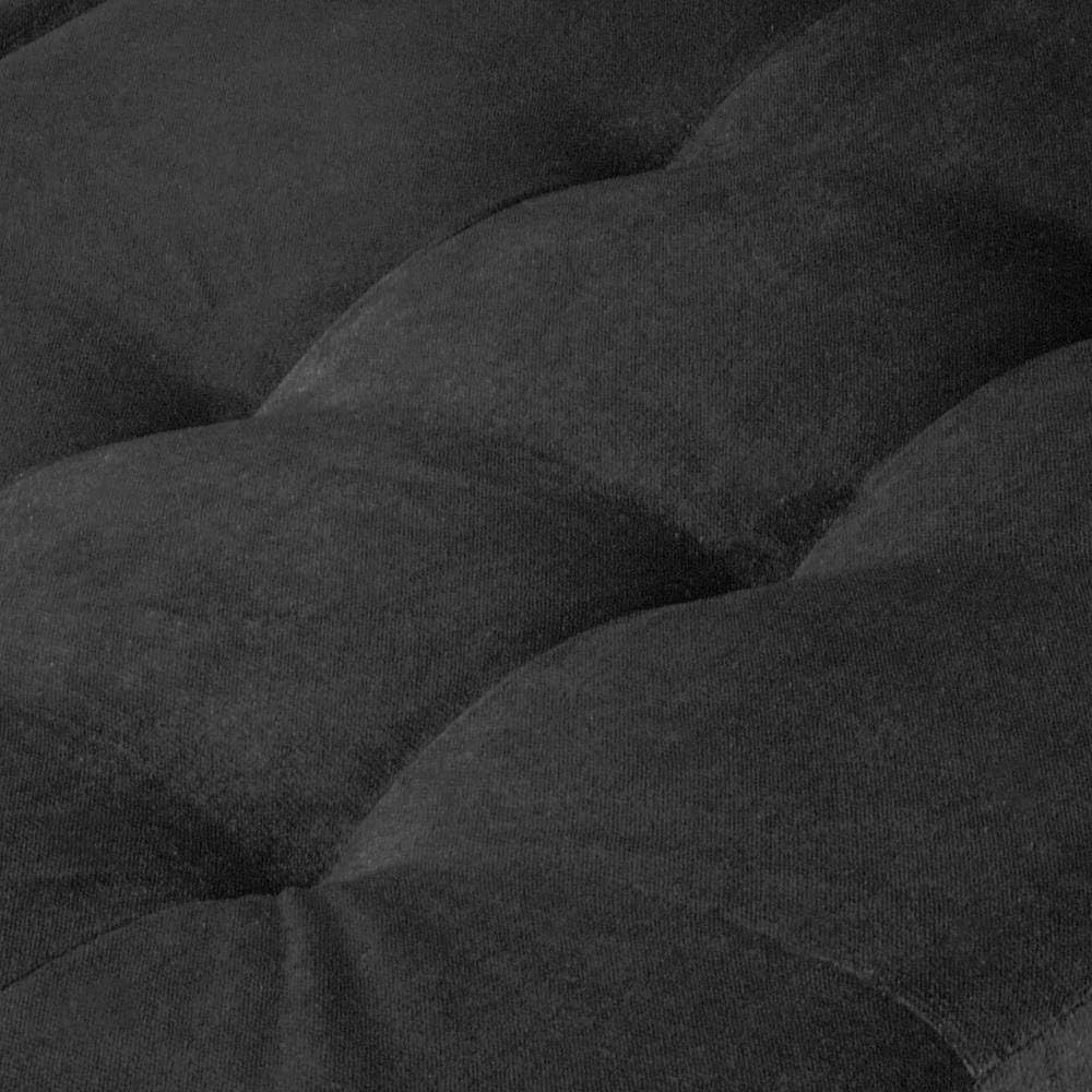 Santana Ecksofa mit Schlaffunktion und Bettkasten - Sofa mit 3 Sitzen und Robustem Überzug - Schlafcouch L-Form Universal - Modern Couch - 265x143x83 cm (Stoff Basic, Graphit)