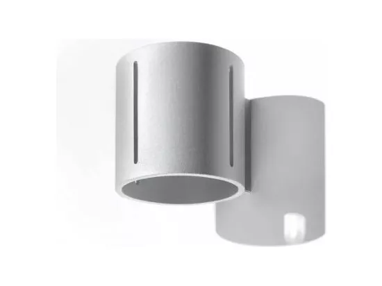 Sollux INEZ Plafonnier à 1 lumière, gris, G9