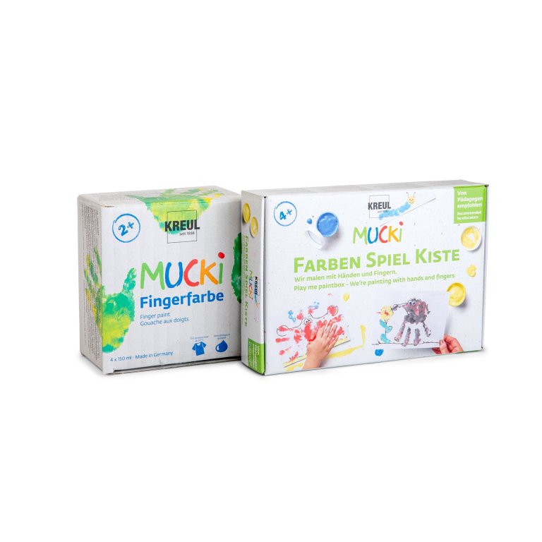 Fingerfarben Set, Mucki