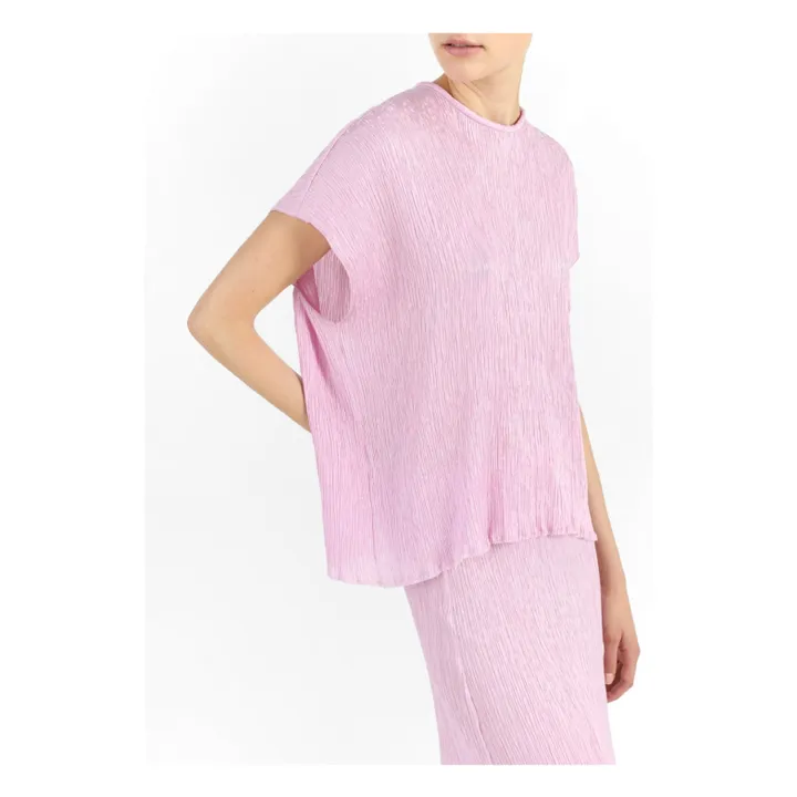 Masscob Top Dana Soie et Coton | Rose