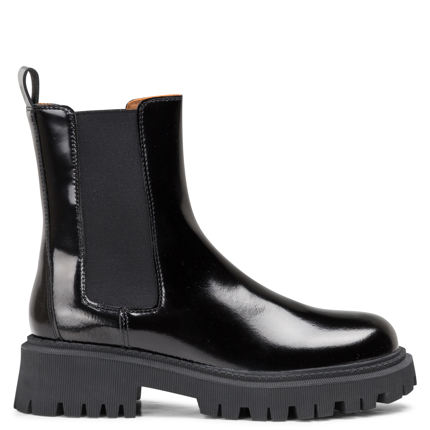 CRIMSON - Bottines chelsea en cuir| Noir