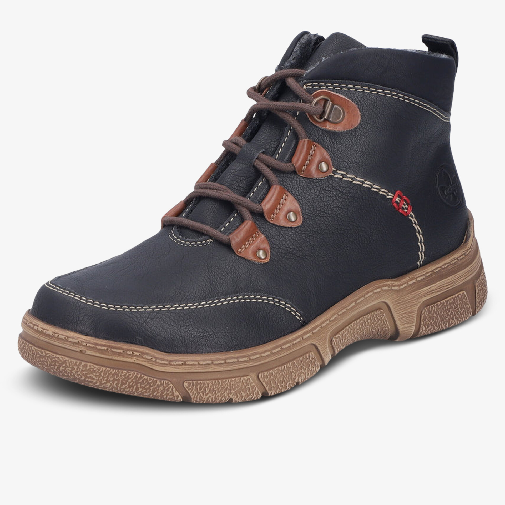 rieker Damen Schnürstiefeletten schwarz