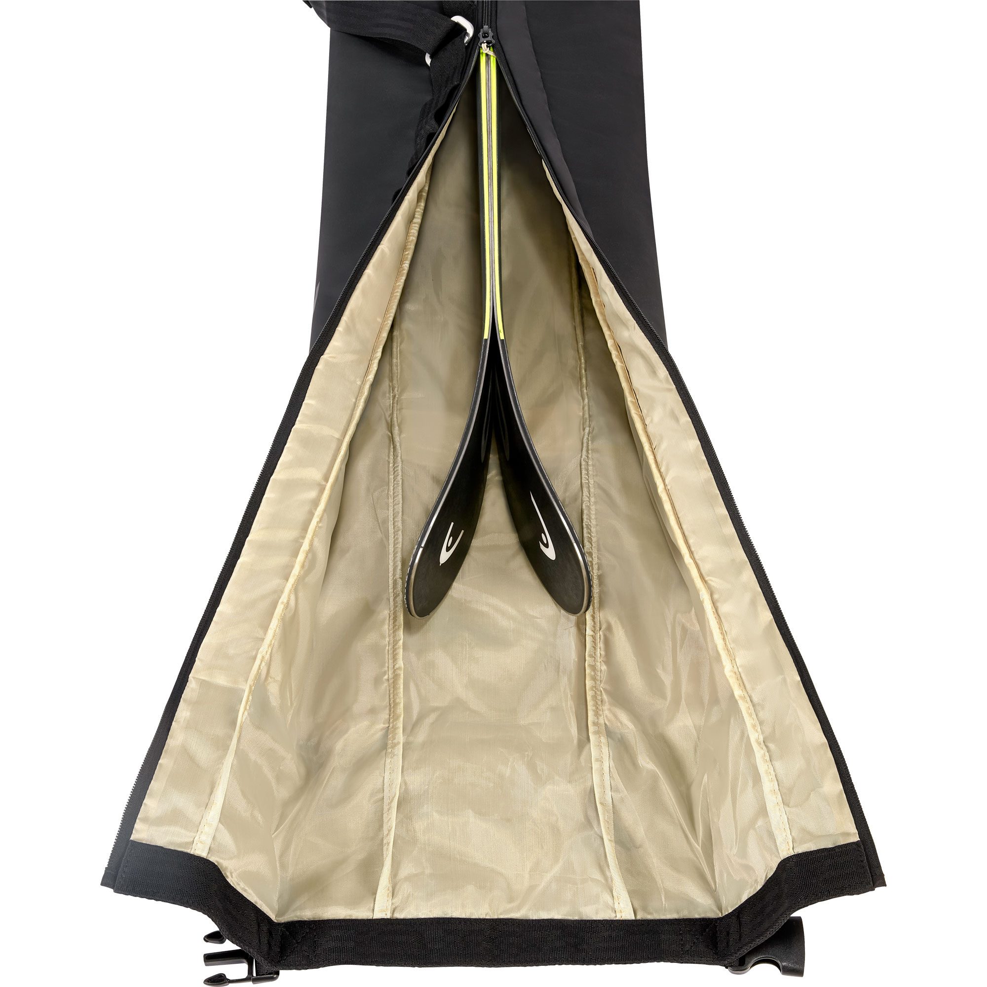 Head Kore Single Skibag Skisack für 1 Paar Ski 220cm schwarz