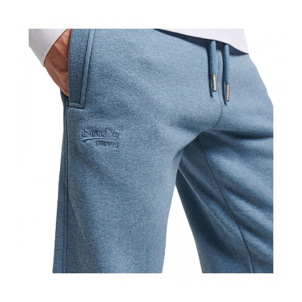 Superdry VINTAGE LOGO EMB - Jogging Homme bluestone marl