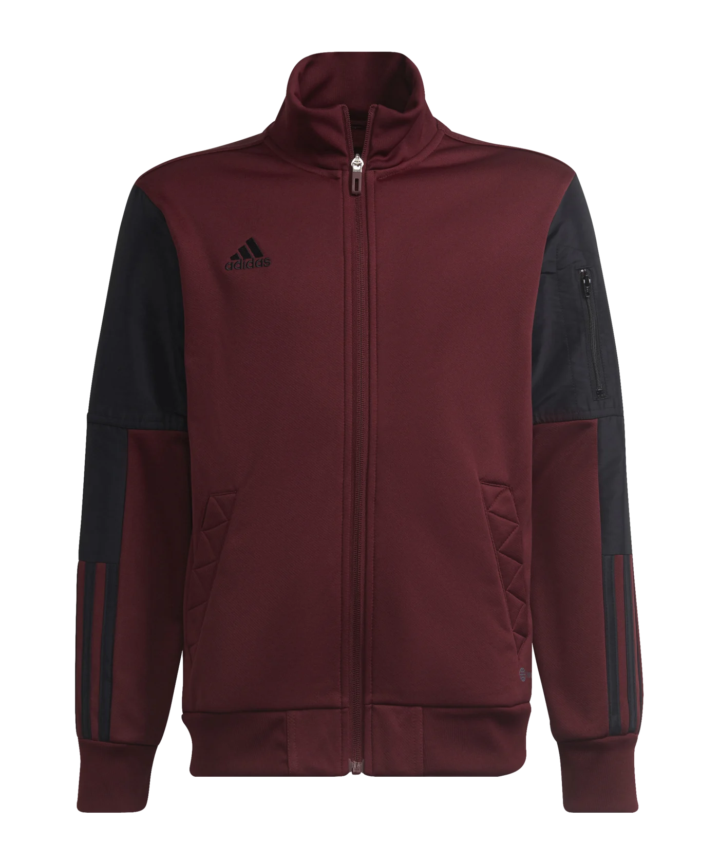 adidas Tiro ST Trainingsjacke Kids Rot Schwarz