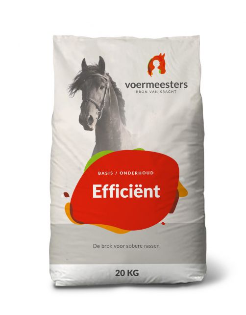 Voermeesters Efficient - Paardenvoer - 20 kg