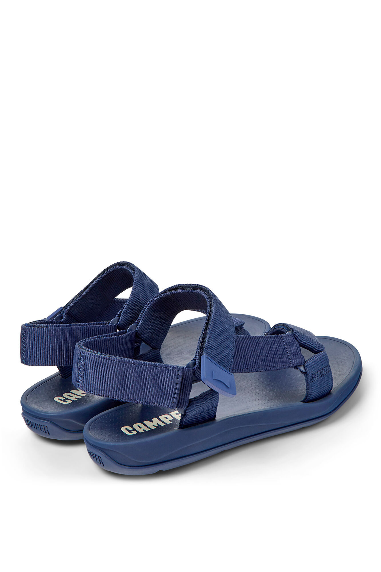 Sandália masculina preta. - azul marinho