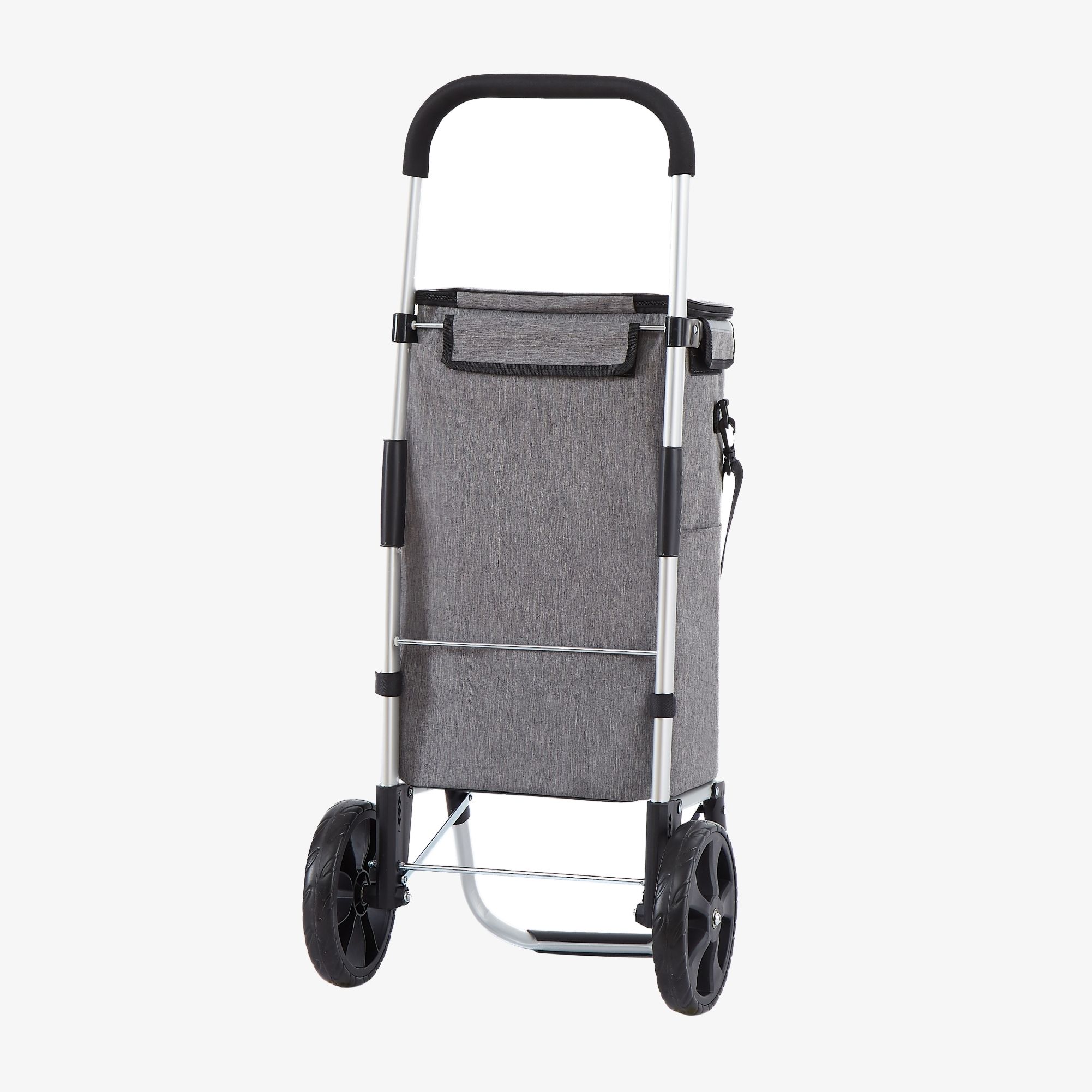 3in1 Einkaufstrolley Grau