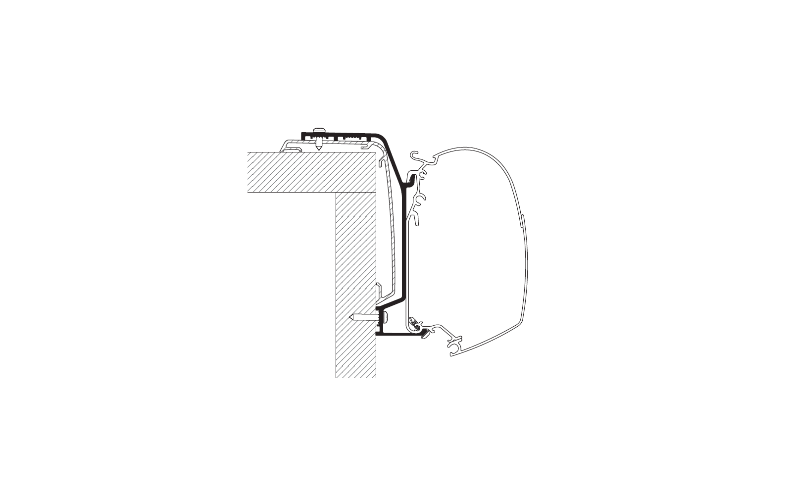 Thule Adapter Roof Rapido S6 2024 - 4 Meter