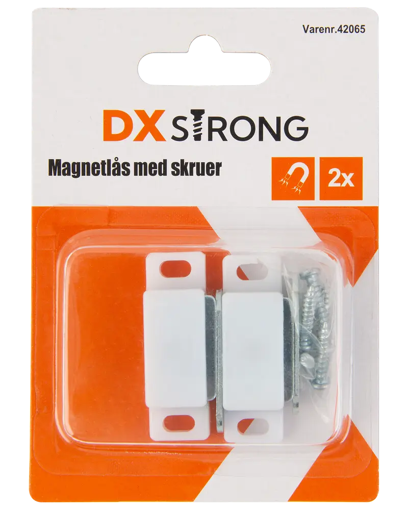 Magnetlås med skruer 2 stk.