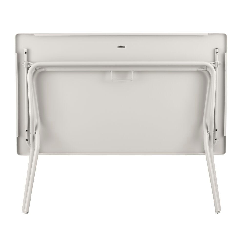 Set 1 rechteckiger klappbarer Gartentisch, 4 ultrakompakte Klappstühle Balcony Stahl Seigle-Seigle