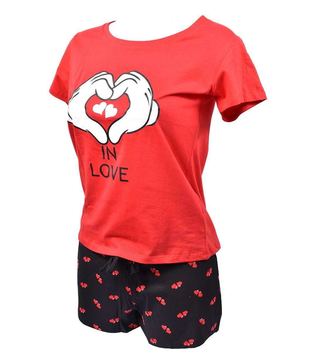 Pyjama Femme MINNIE en Coton -Chaleur,Douceur et Confort- Pack de 2 Pyjacourt EV3583
