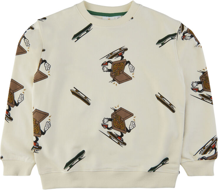 The New TNHUDSON OS SWEATSHIRT White swan
