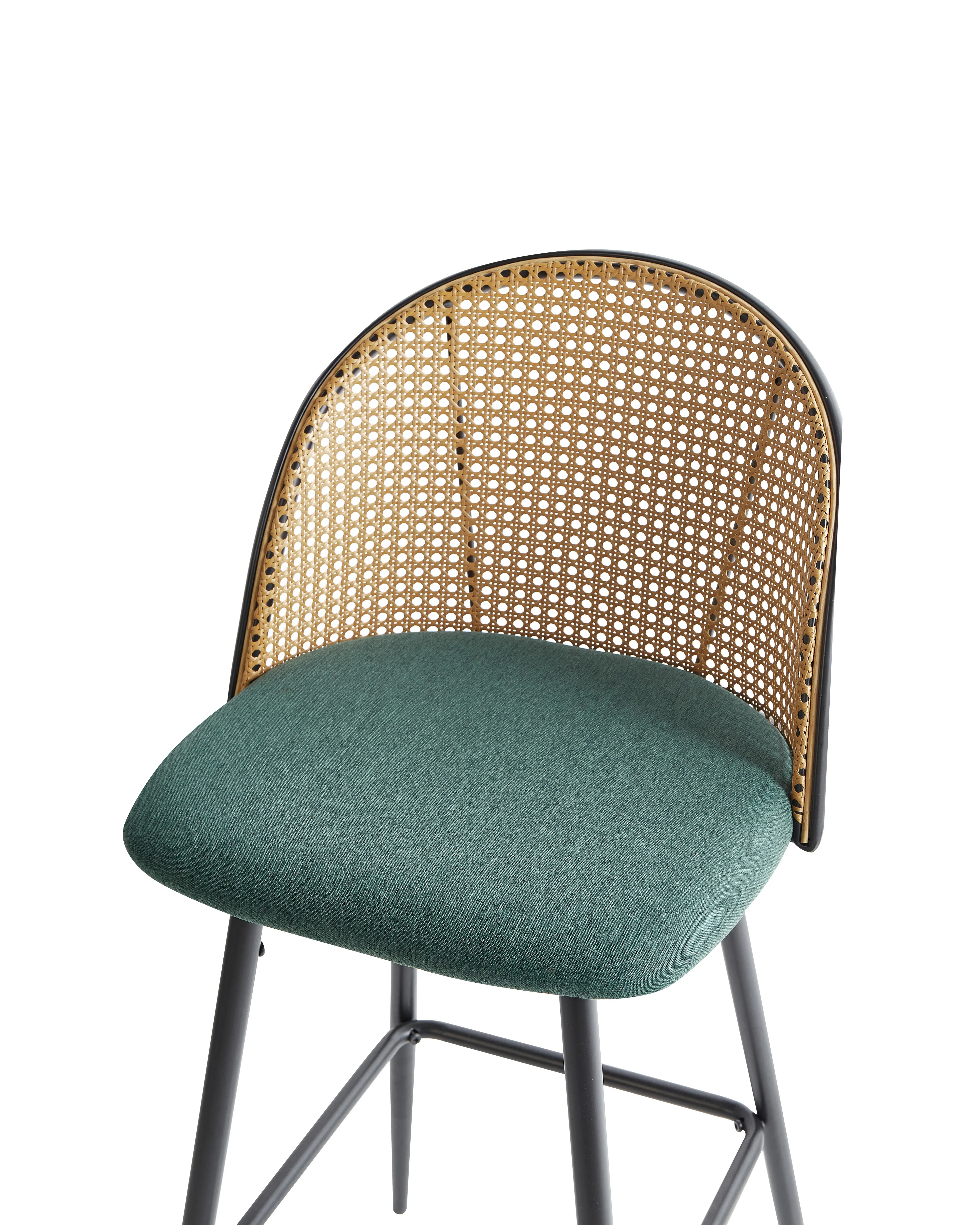 Set van 2 barstoelen CORNELL Metaal Groen