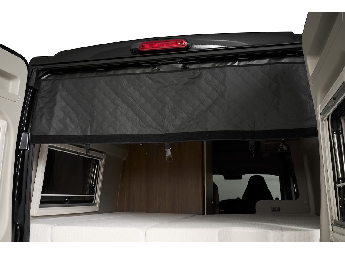 Hindermann Heck Unit Mercedes Sprinter 3 vanaf 2018 buscamper opbergvak - black