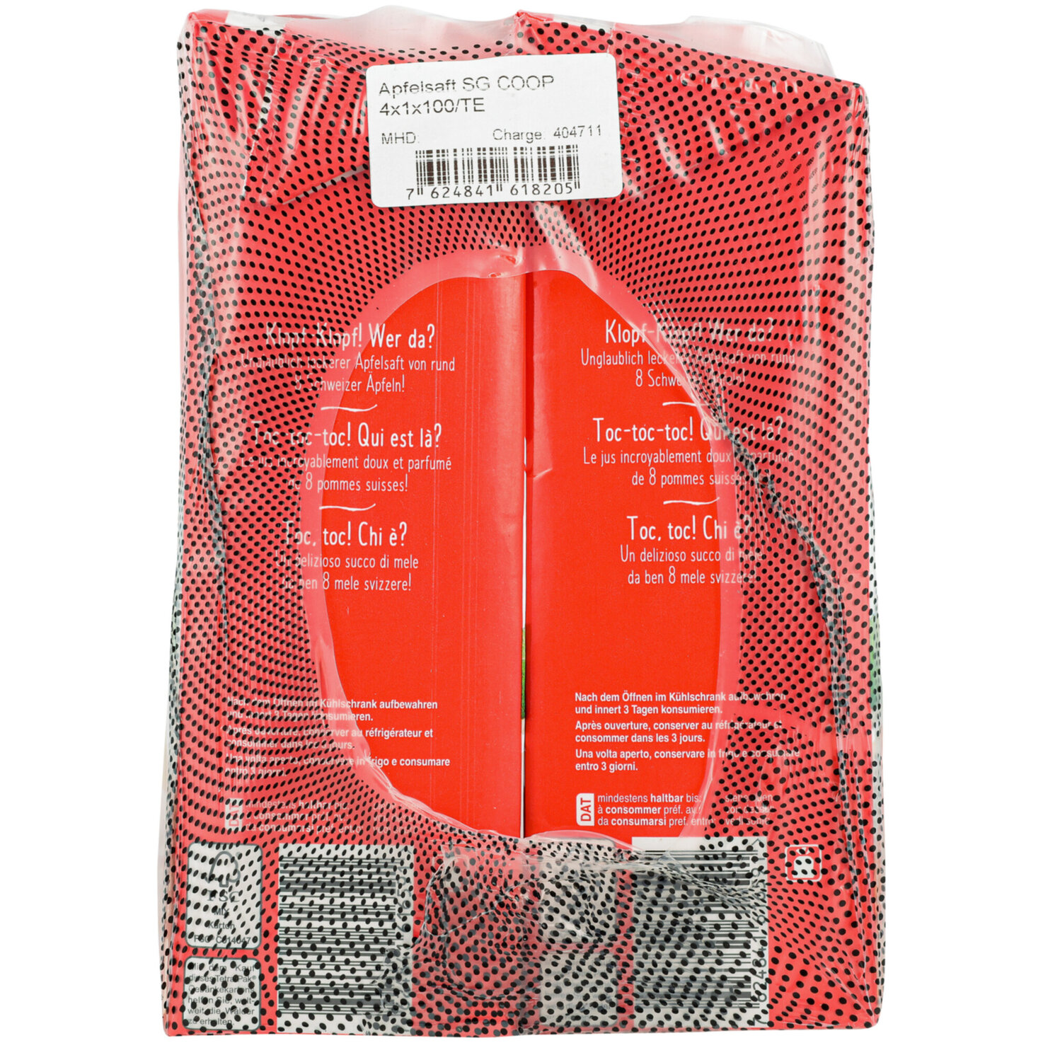 Schweizer Apfelsaft 4x1l