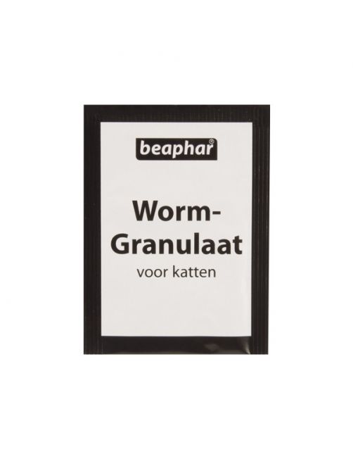 Beaphar Wormgranulaat Kat - Anti wormenmiddel - per stuk 0.7 Tot 6 Kg