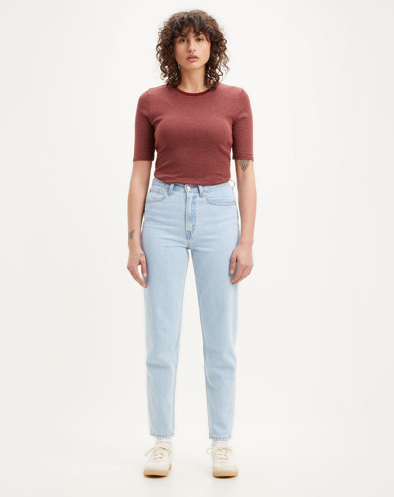 Levi's® Jean 80'S Mom taille haute bleu clair