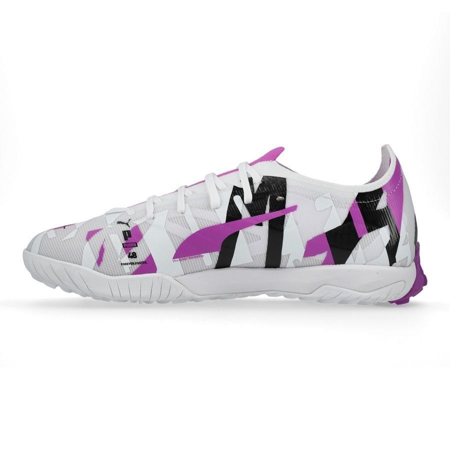 PUMA Ultra 5 Match TT Forever - Blanc/Pure Magenta/Gris/Noir ÉDITION LIMITÉE