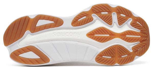 Chaussures Running Saucony Hurricane 24 Blanc/Or Femme