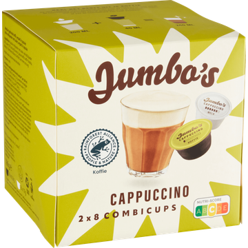Jumbo's Cappuccino Dolce Gusto Compatible Koffiecups 16 Stuks