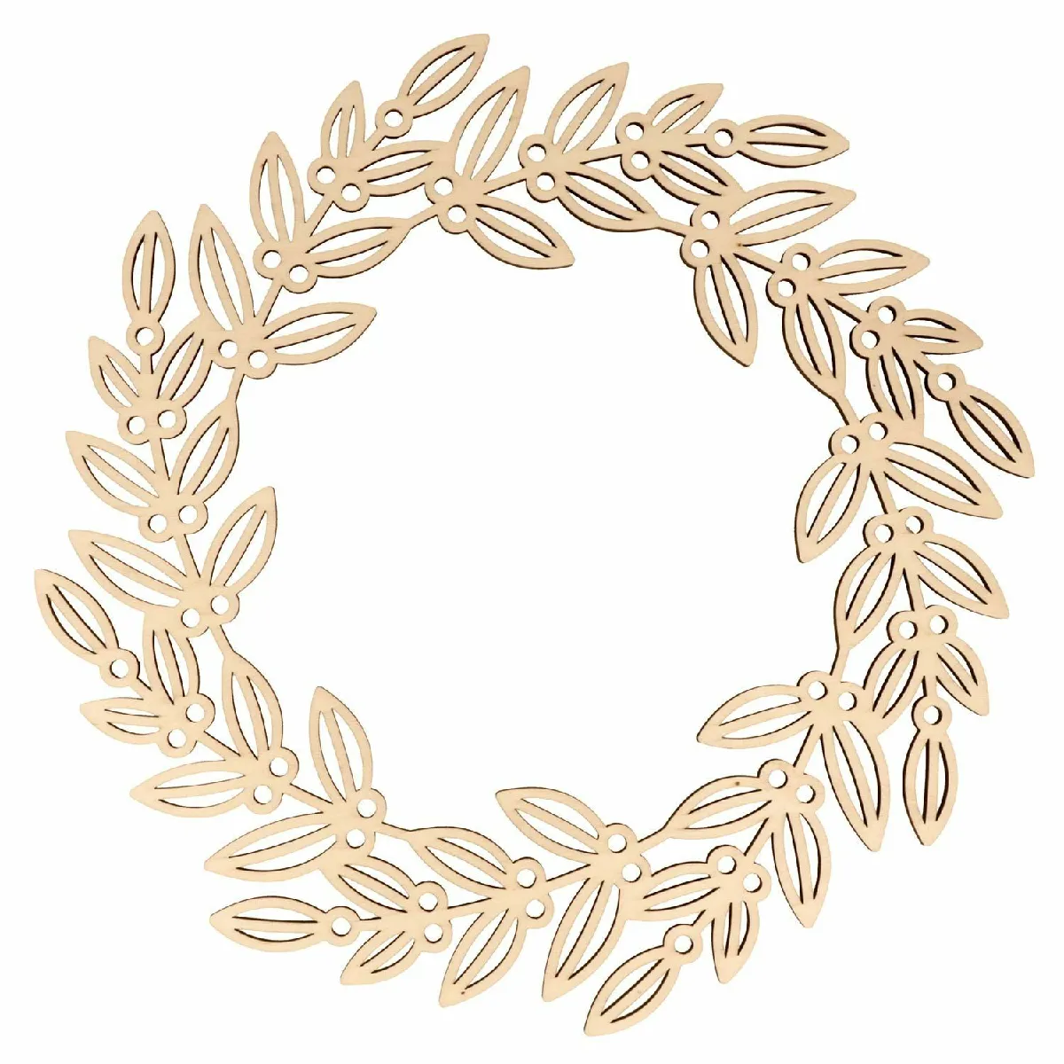Artemio Couronne décorative Ø 32 cm - Bois