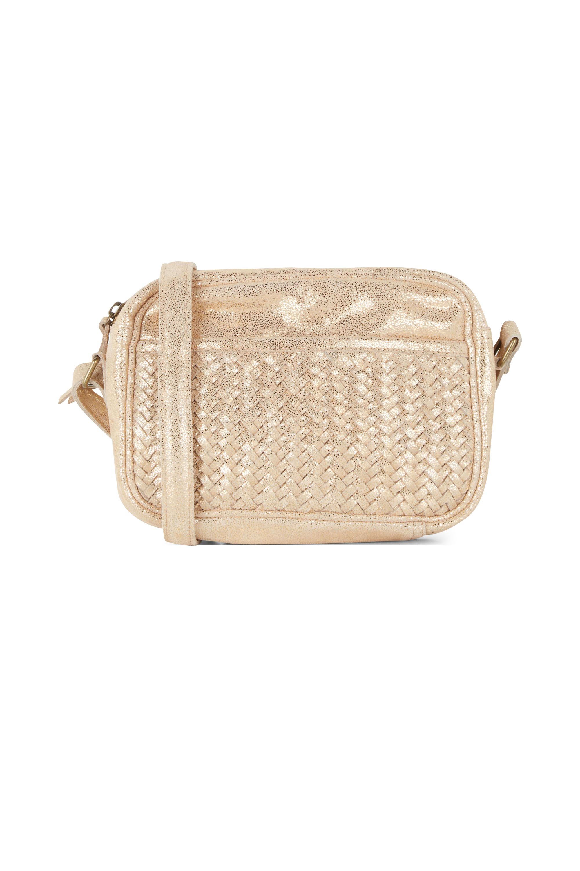 PIECES Sac bandoulière  PCHALLIE SUEDE CROSS BODY FC Doré