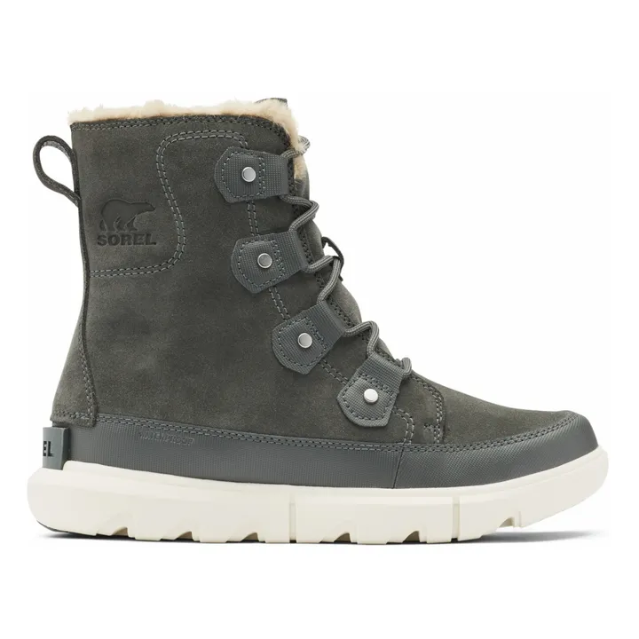 Sorel Bottes Fourrées Explorer - Collection Femme | Gris anthracite