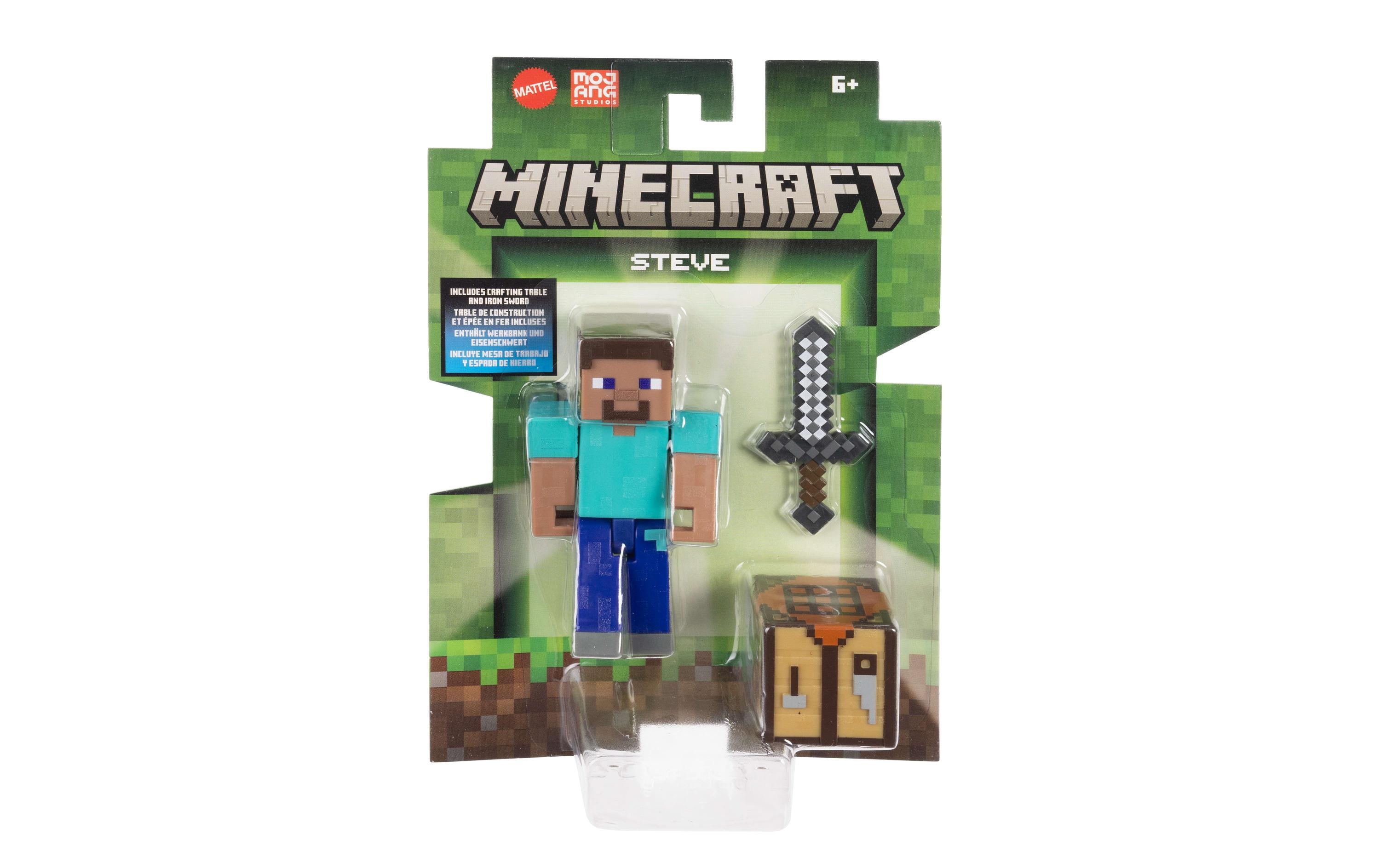 Minecraft Actionfigur mit pixeligem DesignMinecraft Kinderspielzeugfigur