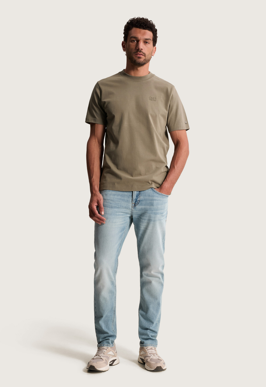 Cast Iron Regular Single Jersey T-shirt