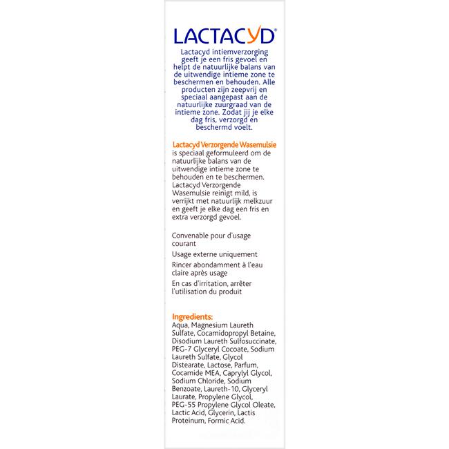 Lactacyd Verzorgende WasemulsieIntieme Hygiëne 300 ML