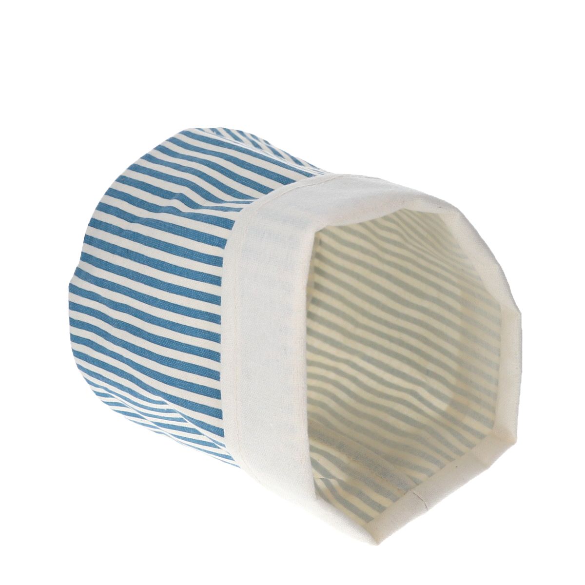 Petit panier rigide rayé bleu Petit toi
