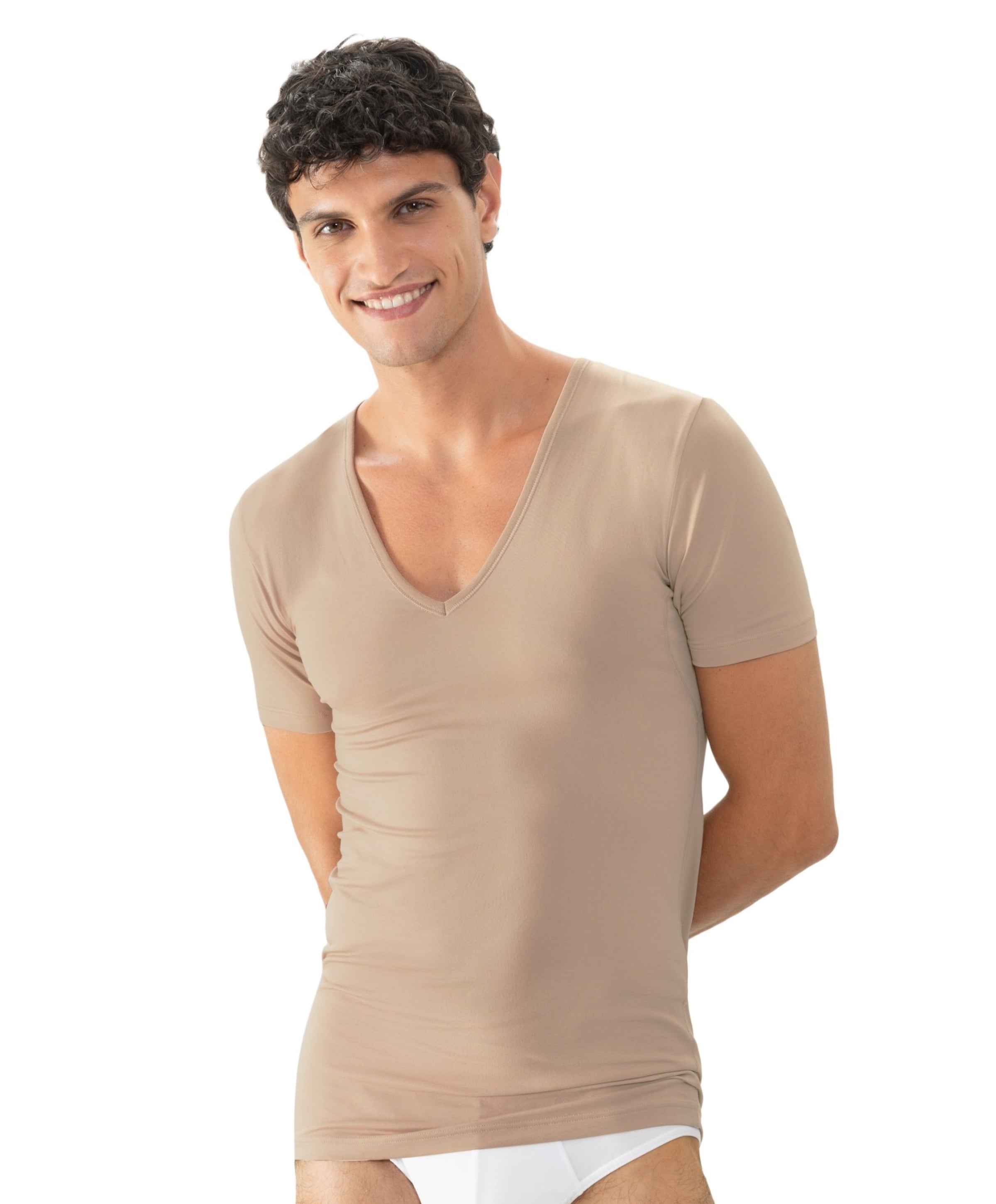 Mey Heren T-shirt beige