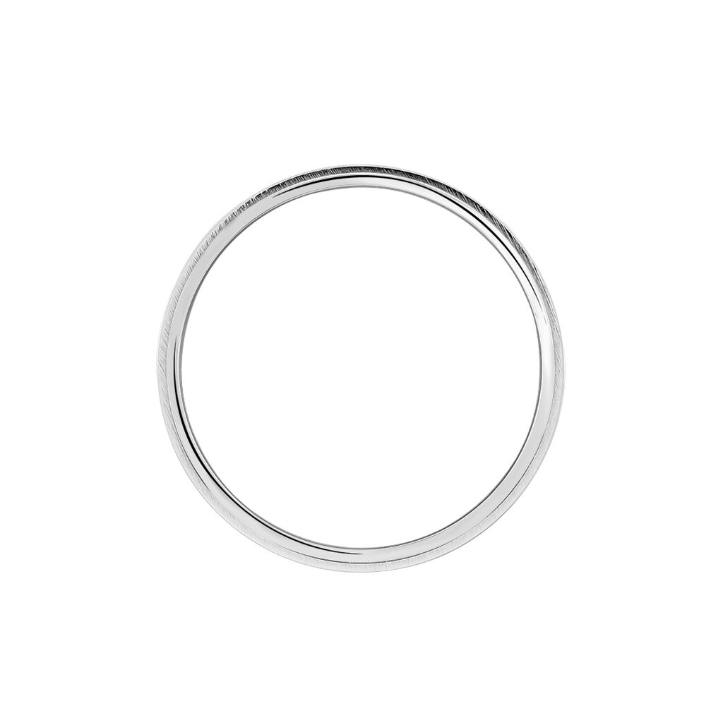 Bague Acier Blanc Lucas